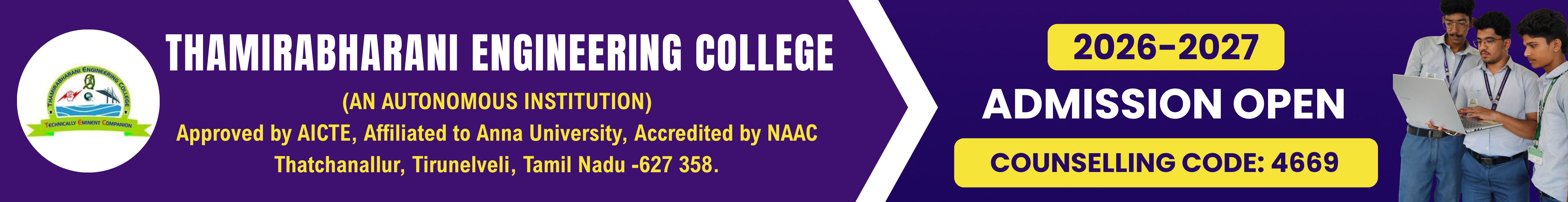 Thamirabharani Engineering College